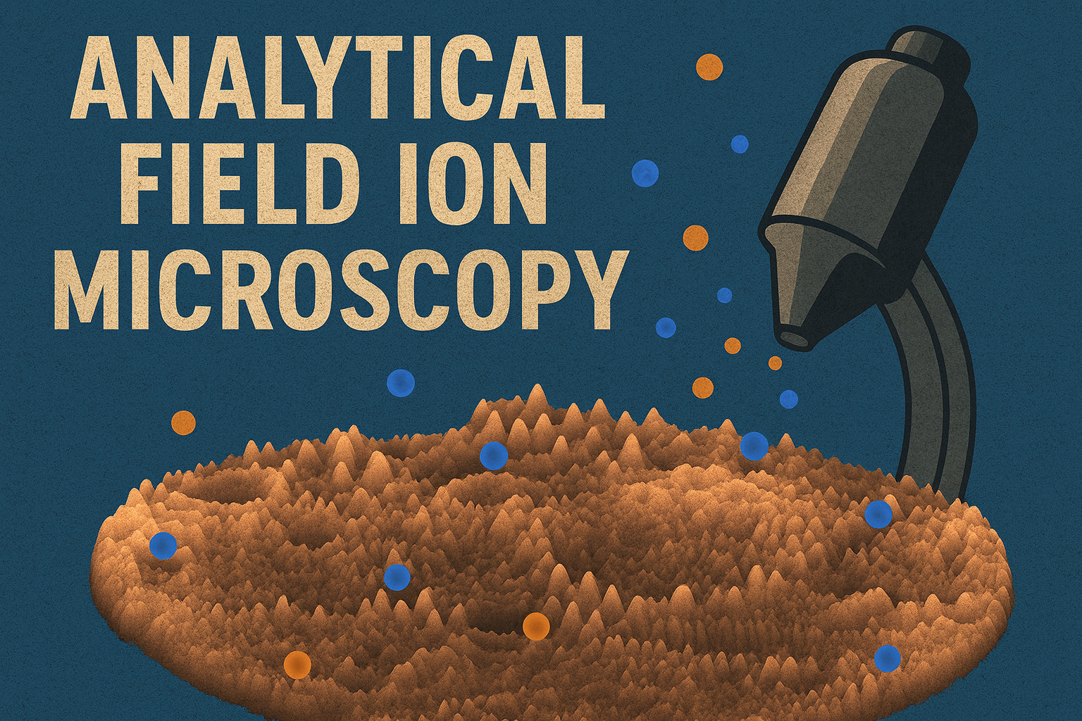 Banner Image for Analytical FIM showing a FIM image of Tungsten surface